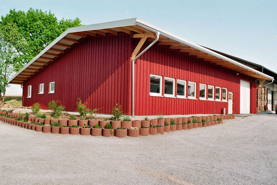 Halle in Hulta-Bauweise "Frech" (Bayern Block GmbH)