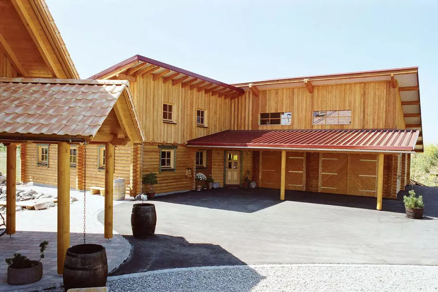 Holzhaus Halle Sedlmeier