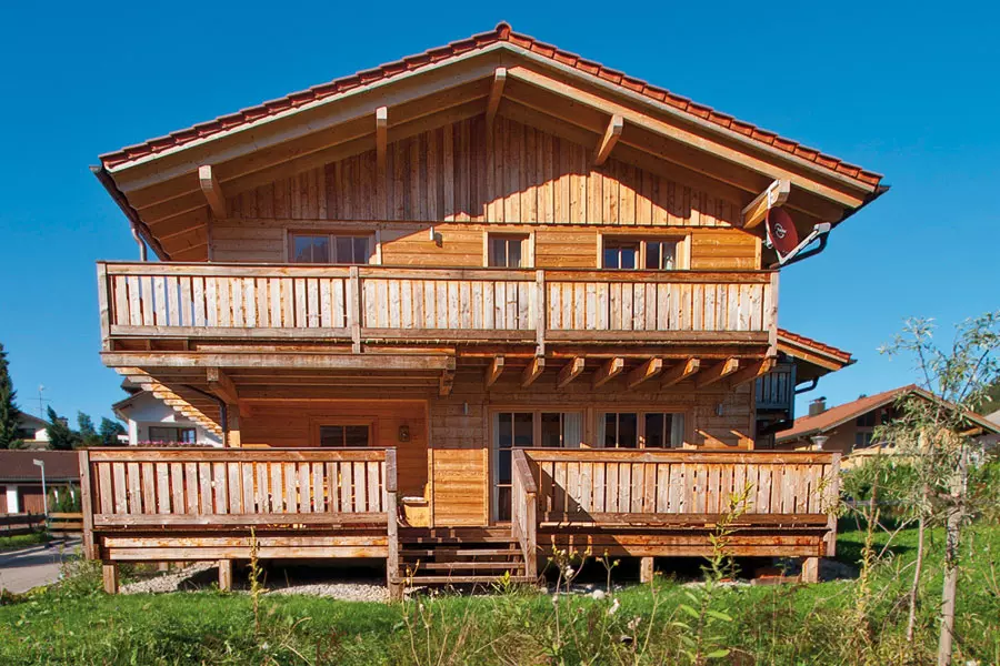 Holzhaus in Hulta-Bauweise "Taube" (Bayern Block GmbH)