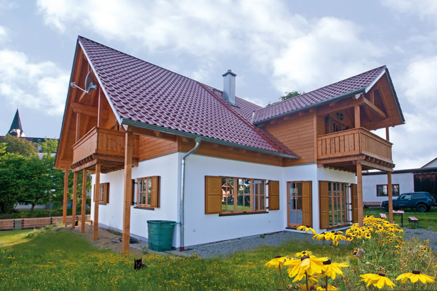Holzhaus in Hulta-Bauweise "Weichs" (Bayern Block GmbH)