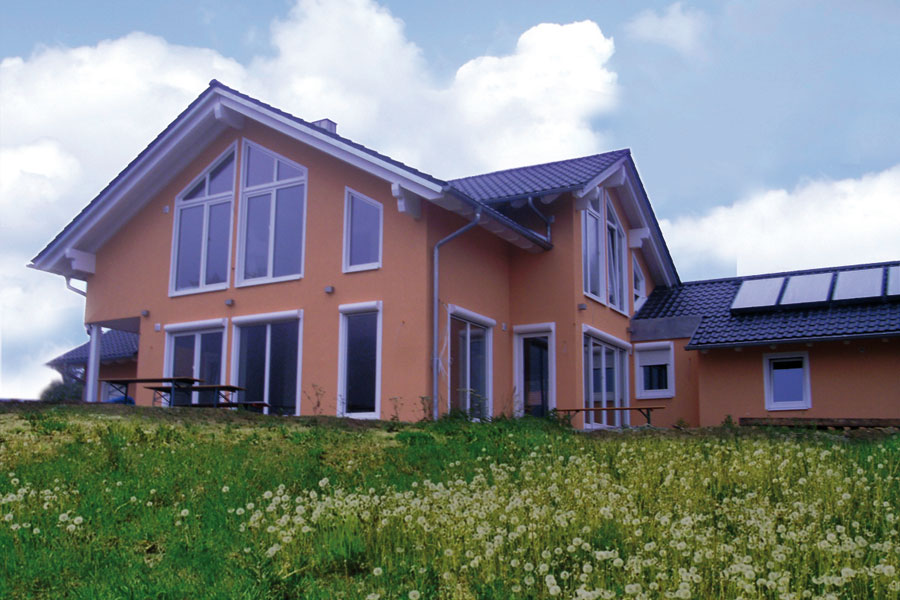 Holzhaus in Hulta-Bauweise "Würzbauer" (Bayern Block GmbH)