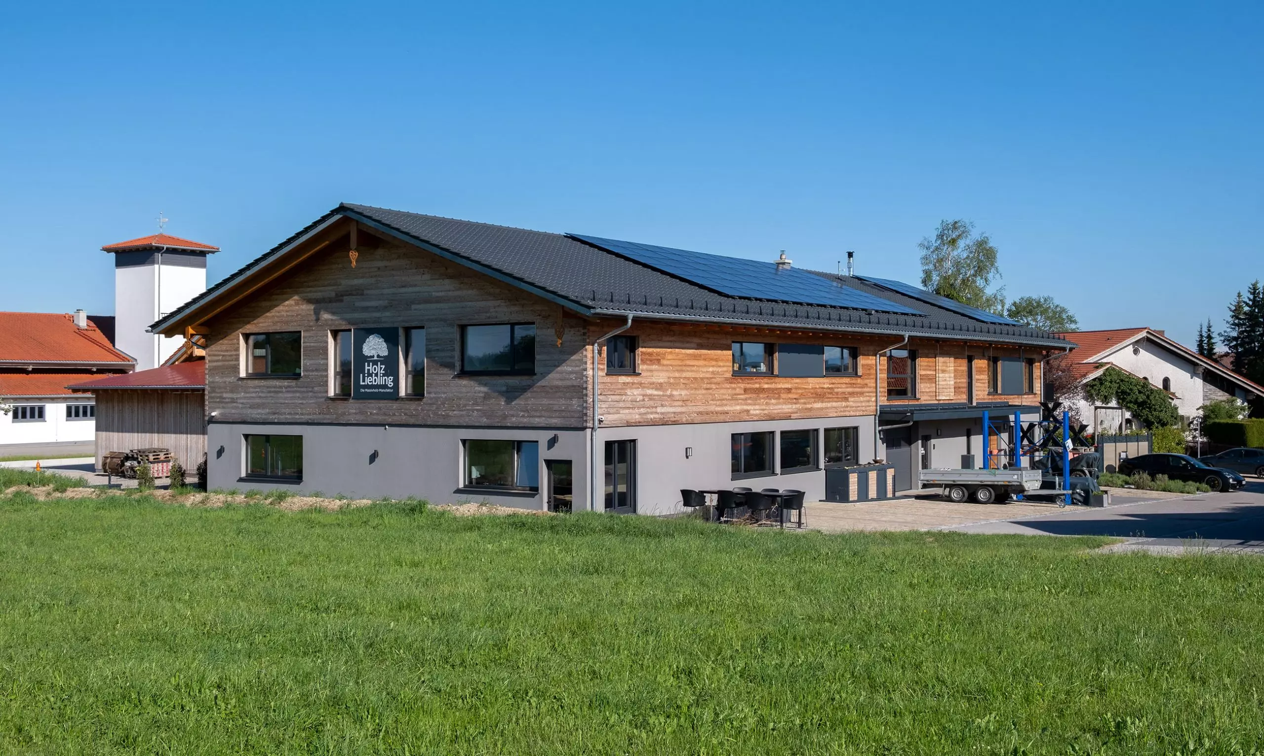 Gewerbebau in Holzbauweise