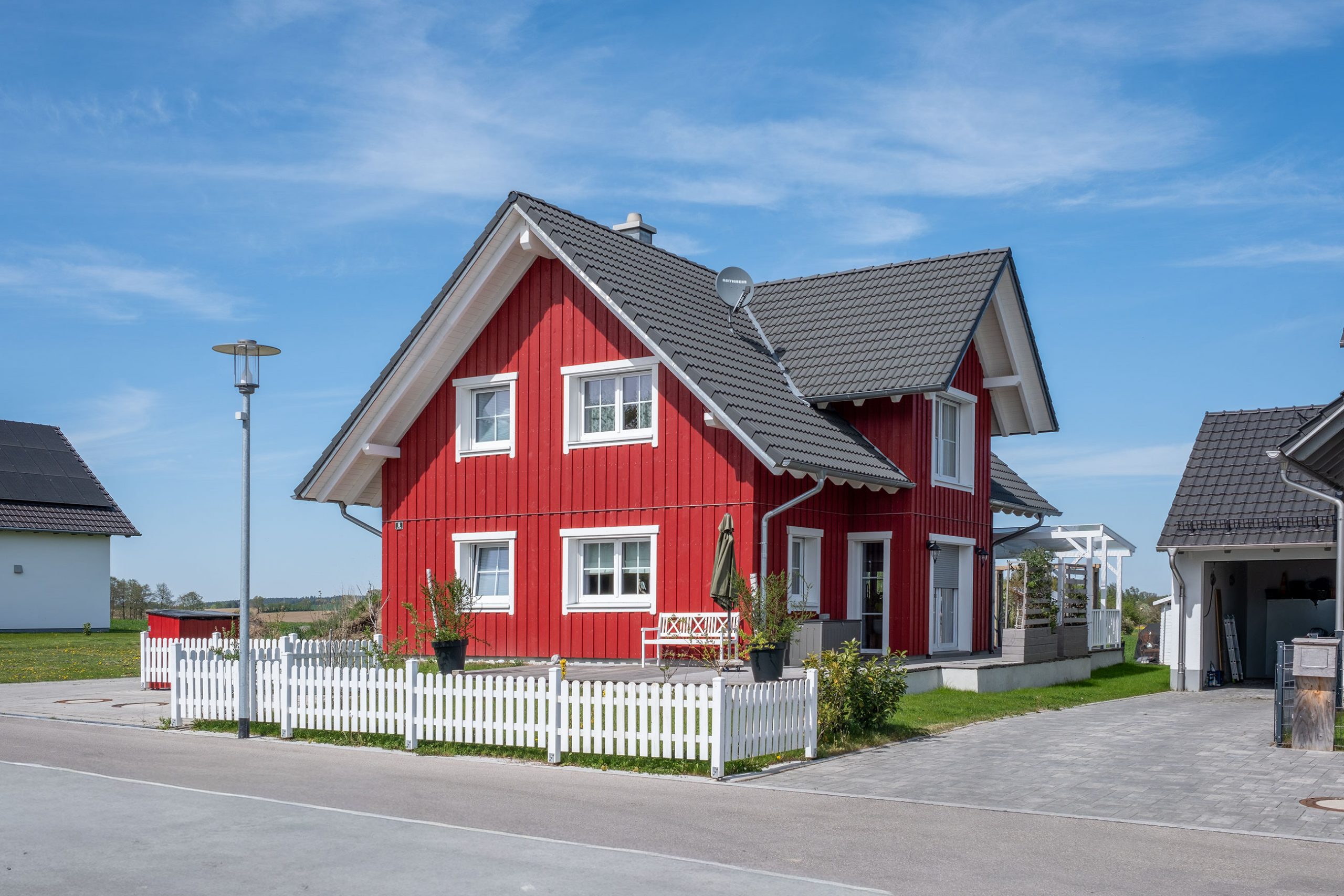Holzhaus im Schwedenstil