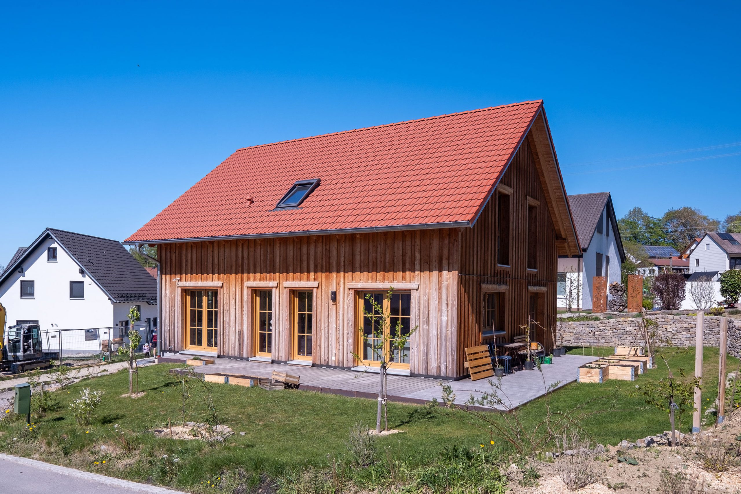 Einfamilienhaus mit Rundumterrasse