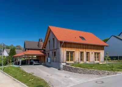 Pures Einfamilienhaus in Holzbauweise