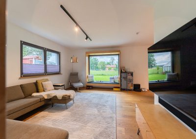 Holzhaus Innen Wohnzimmer