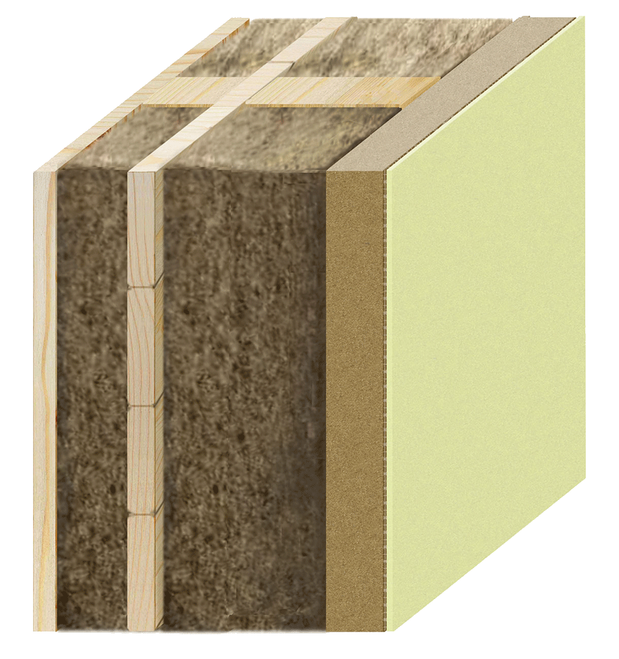 Holzrahmenbau Putzfassade Paneele