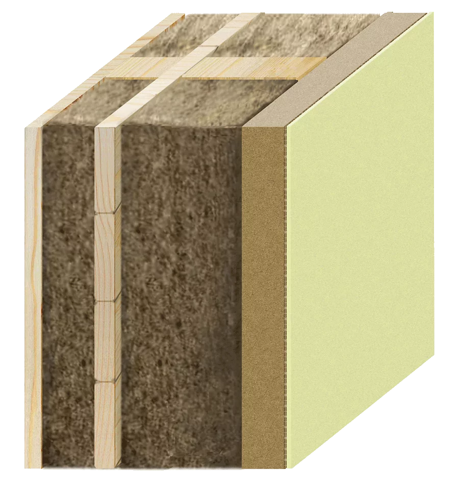Holzrahmenbau Putzfassade Paneele